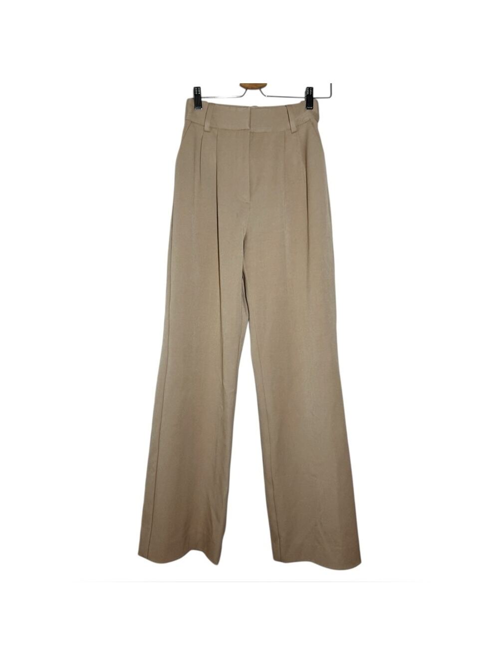 Favorite Daughter Beige Tan Khaki High Rise Favorite Trouser Pants - 0